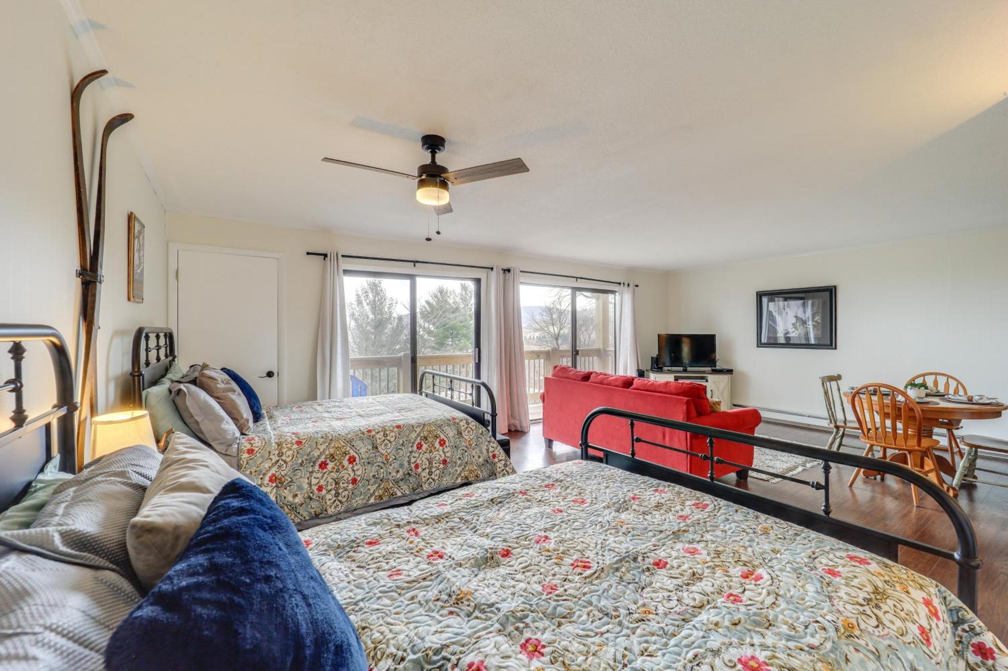Beech Mountain Studio With Balcony Less Than 1 Mi To Skiing! Luaran gambar